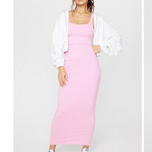 Fabletics Pink Maxi Dress XS